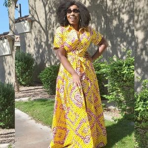 Beautiful Maxi Ankara Dress